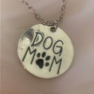 2/ items $21 Dog 🐶 Mom Silver Tone Necklace